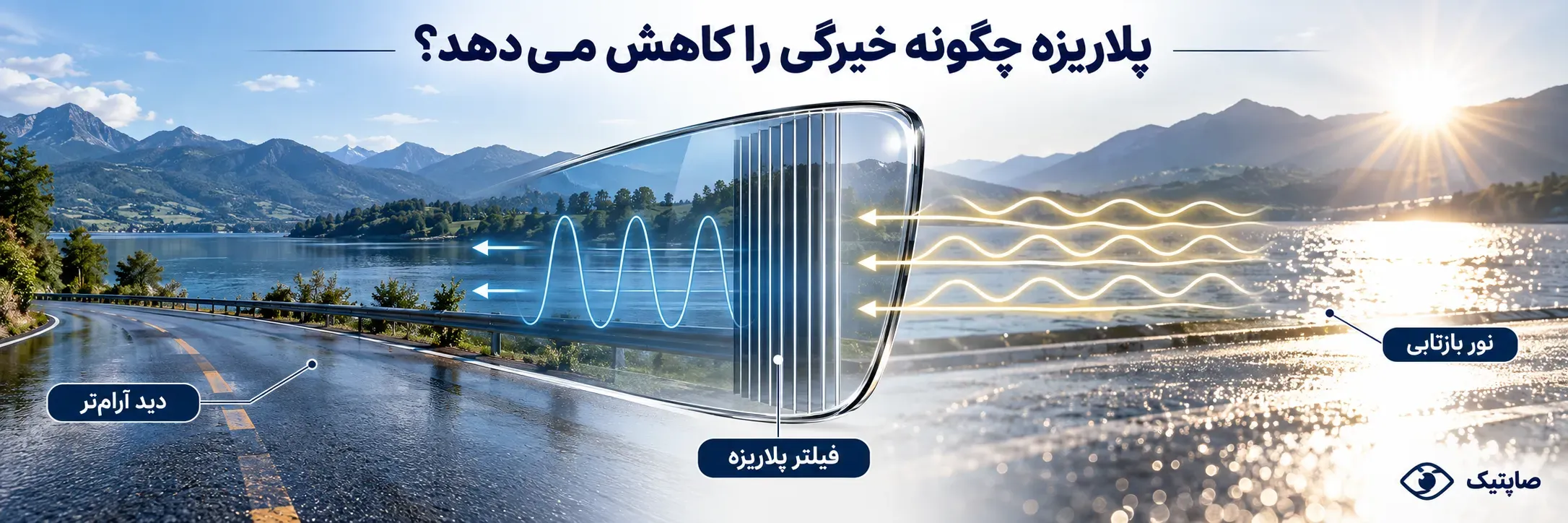 مقایسه عینک آینه ای و پلاریزه